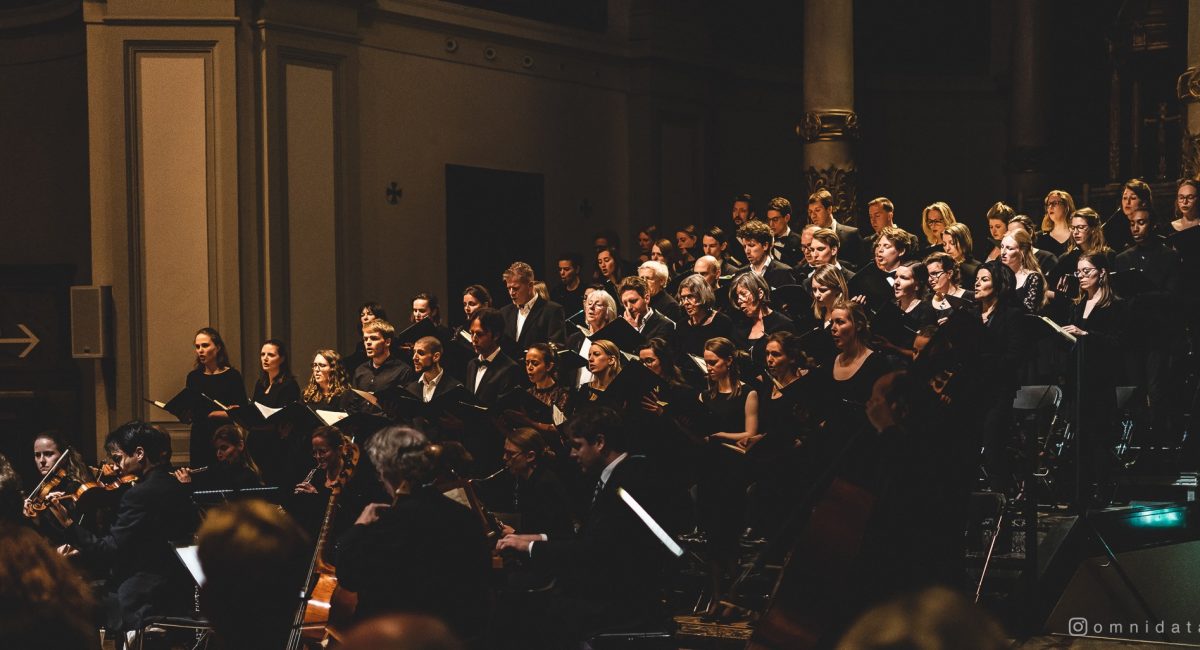 vu koor hooglerarenconcert Johannes Passion 2019 Amsterdam de Duif choir